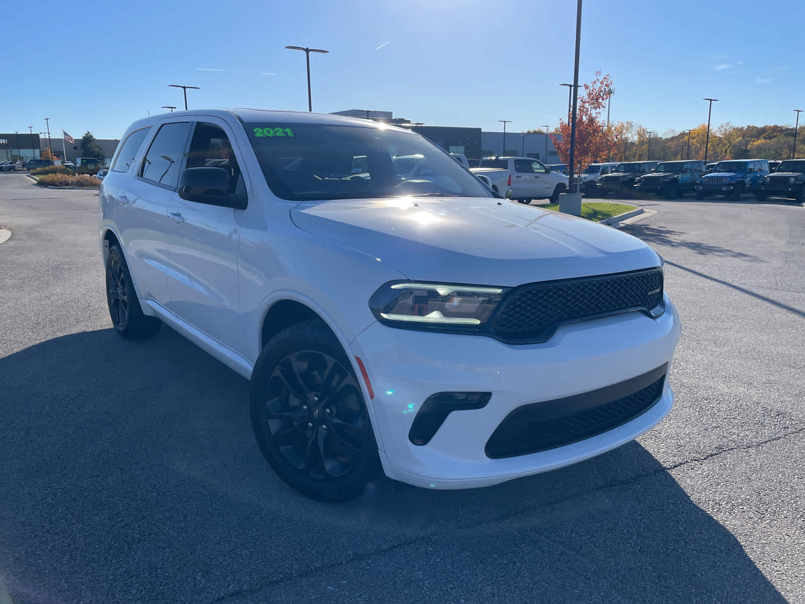 Used 2021 Dodge Durango SXT Plus with VIN 1C4RDJAG5MC558640 for sale in Kansas City