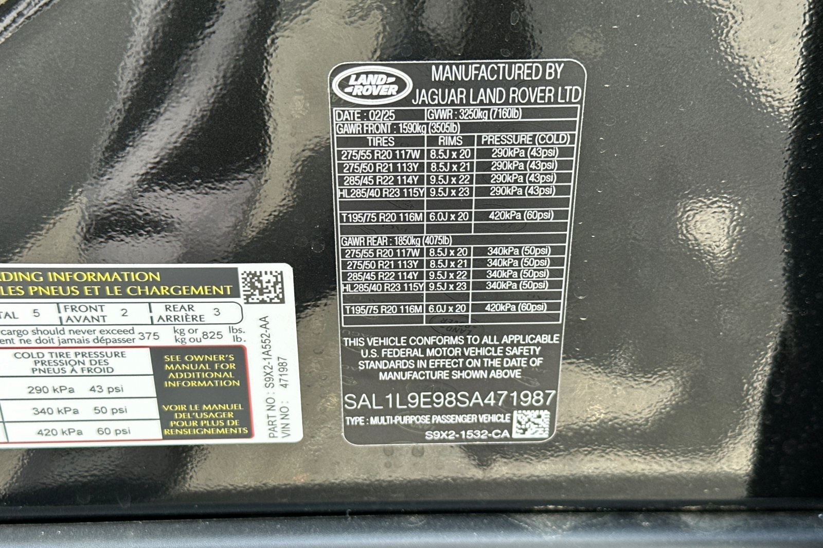 2025 Land Rover Range Rover Sport SE photo 28
