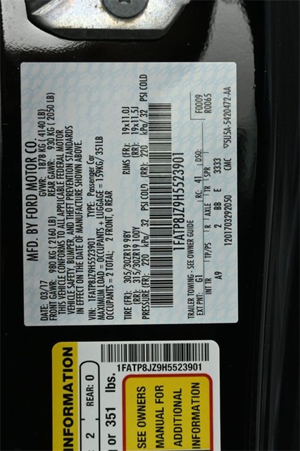 2017 FORD MUSTANG - Image 30