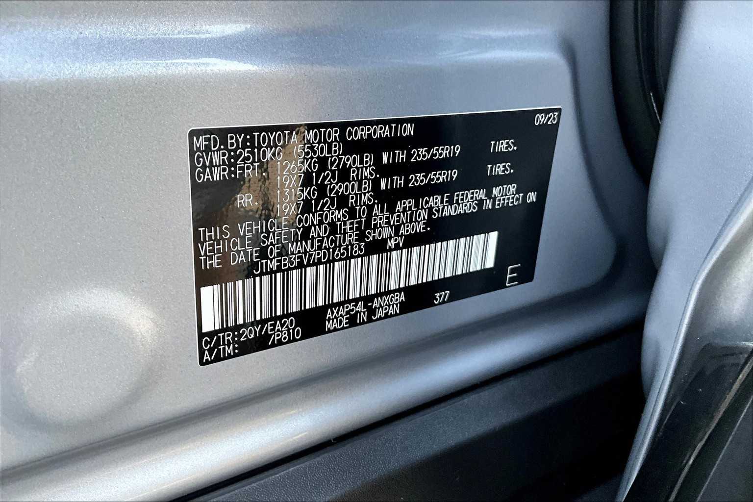 2023 Toyota RAV4 Prime XSE Premium photo 61
