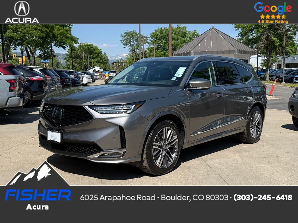 Certified Used 2025 Majestic Black Pearl Acura Advance Package image 1