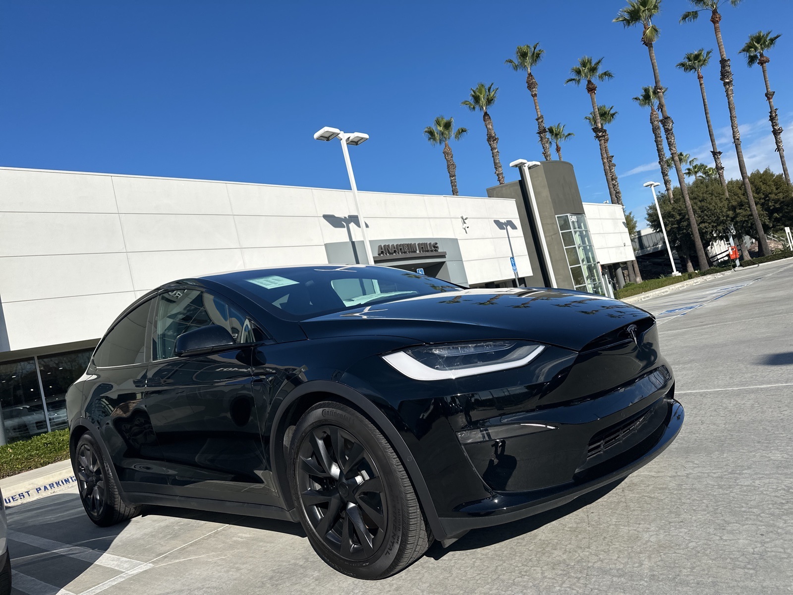 Used 2023 Tesla Model X Long Range with VIN 7SAXCAE54PF377350 for sale in Anaheim, CA