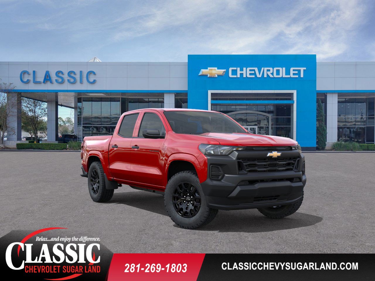 2026 Chevrolet Colorado WT Red at Classic Elite Chevrolet Hwy 6