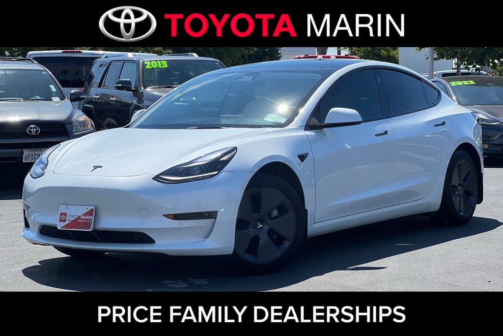 Used 2021 Tesla Model 3 Base with VIN 5YJ3E1EA0MF097391 for sale in Larkspur, CA