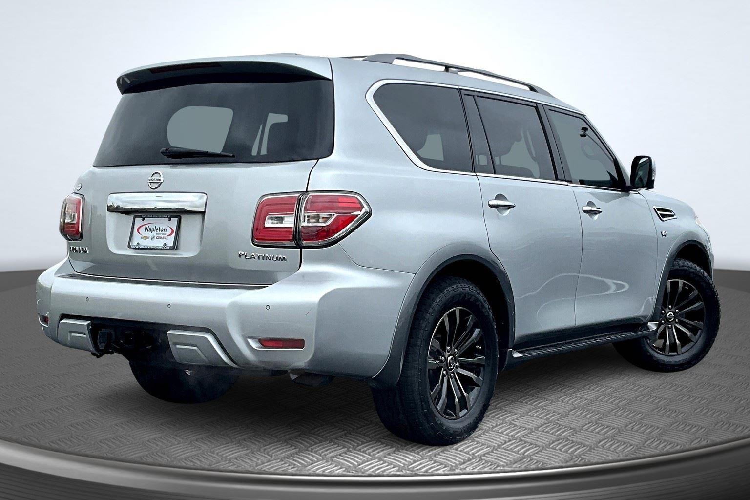 Used 2017 Nissan Armada Platinum with VIN JN8AY2NE8H9707422 for sale in Beaver Dam, WI