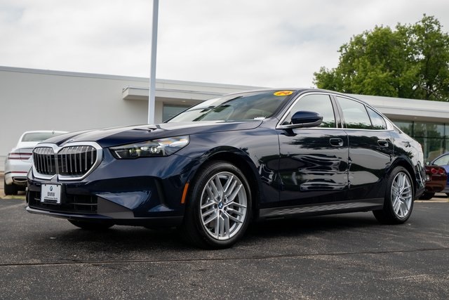 Certified Used 2024 Tanzanite Blue II Metallic BMW 530i xDrive image 1