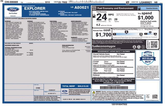2020 Ford Explorer Limited's photo