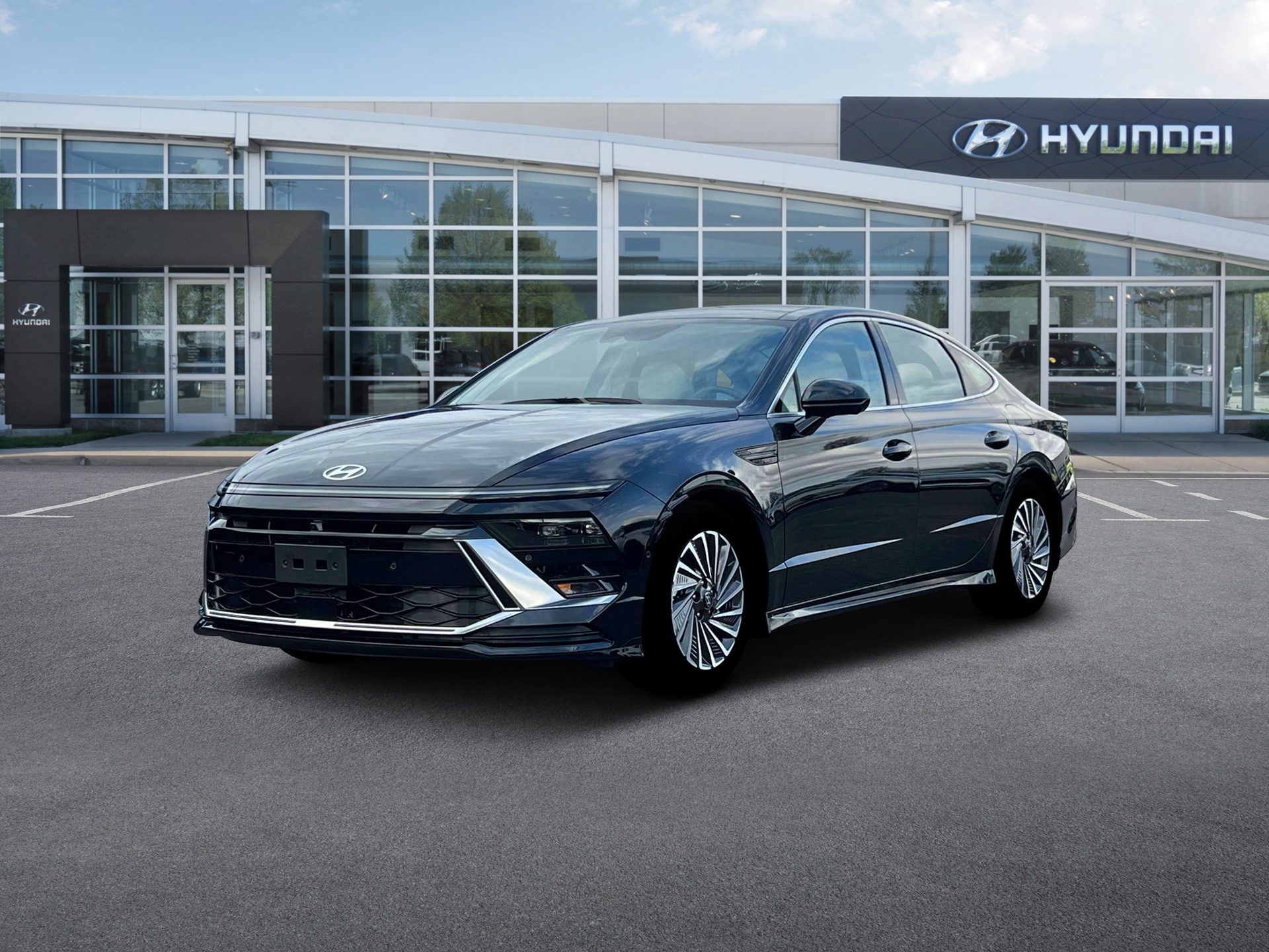 New 2025 Hyundai SONATA HYBRID Limited 4D Sedan in Daphne 