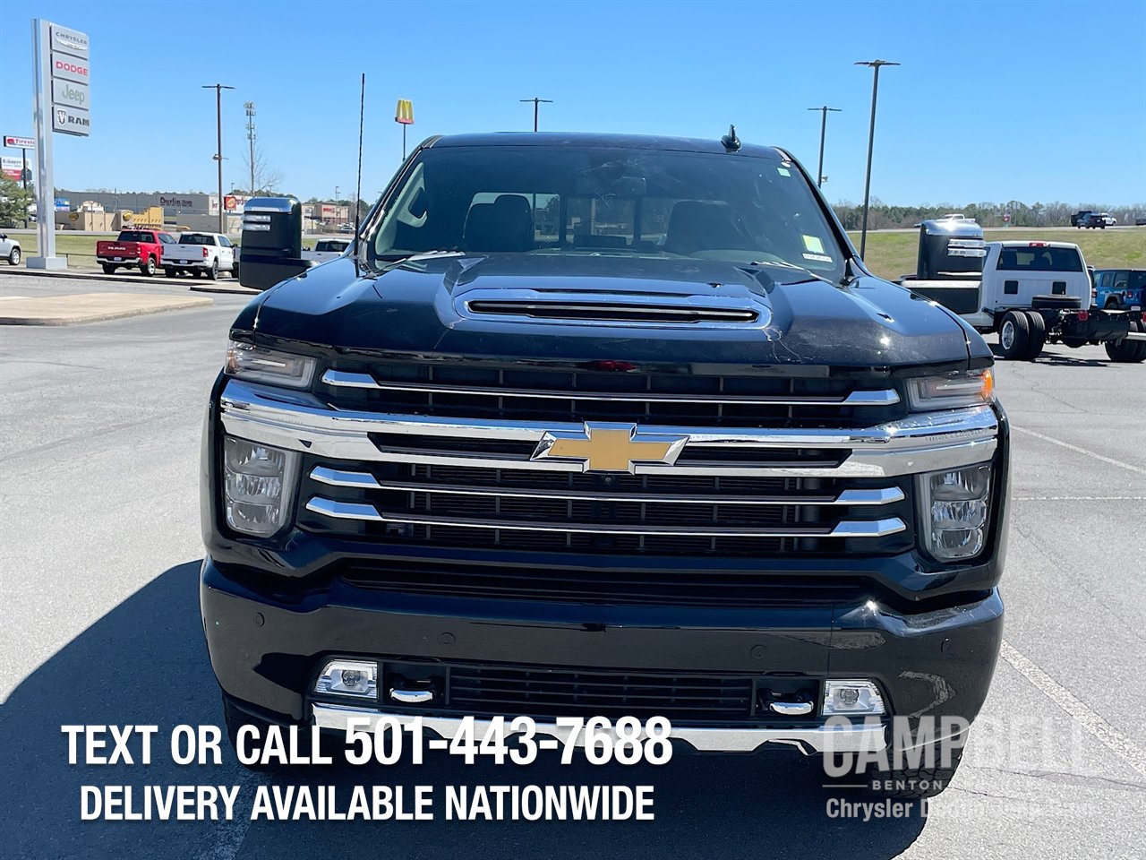 Used 2022 Chevrolet Silverado 2500HD High Country with VIN 1GC4YRE73NF211346 for sale in Little Rock