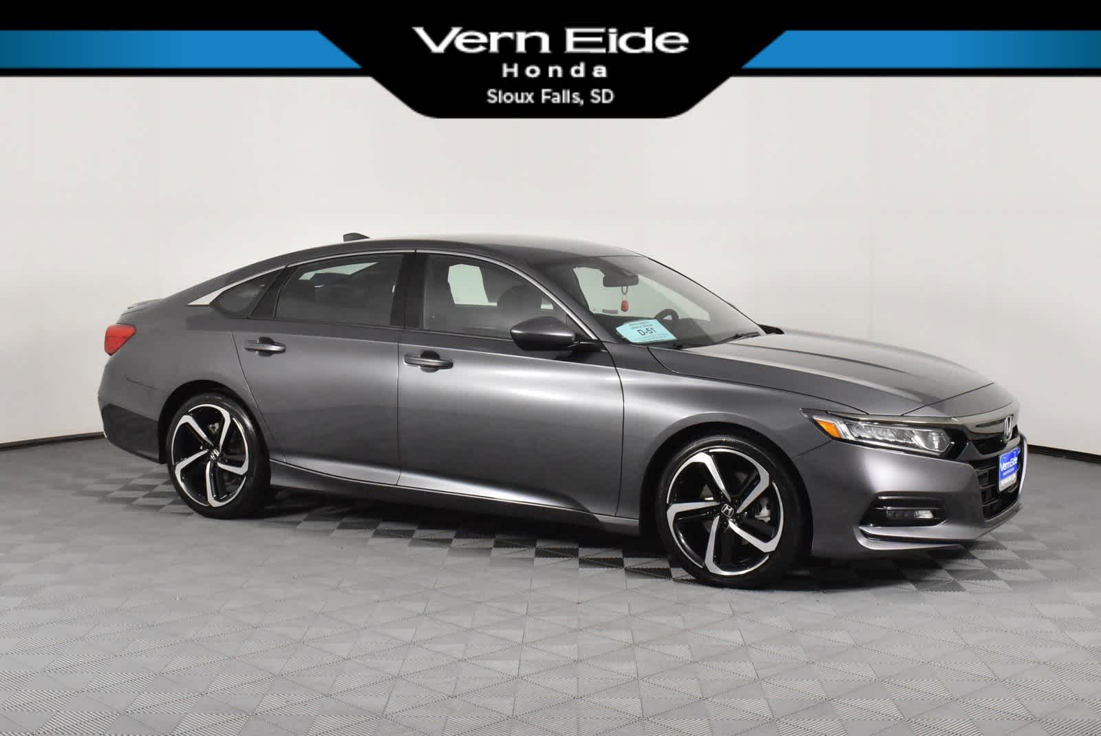 Certified PreOwned 2020 Honda Accord Sedan Sport 4dr Car in Sioux