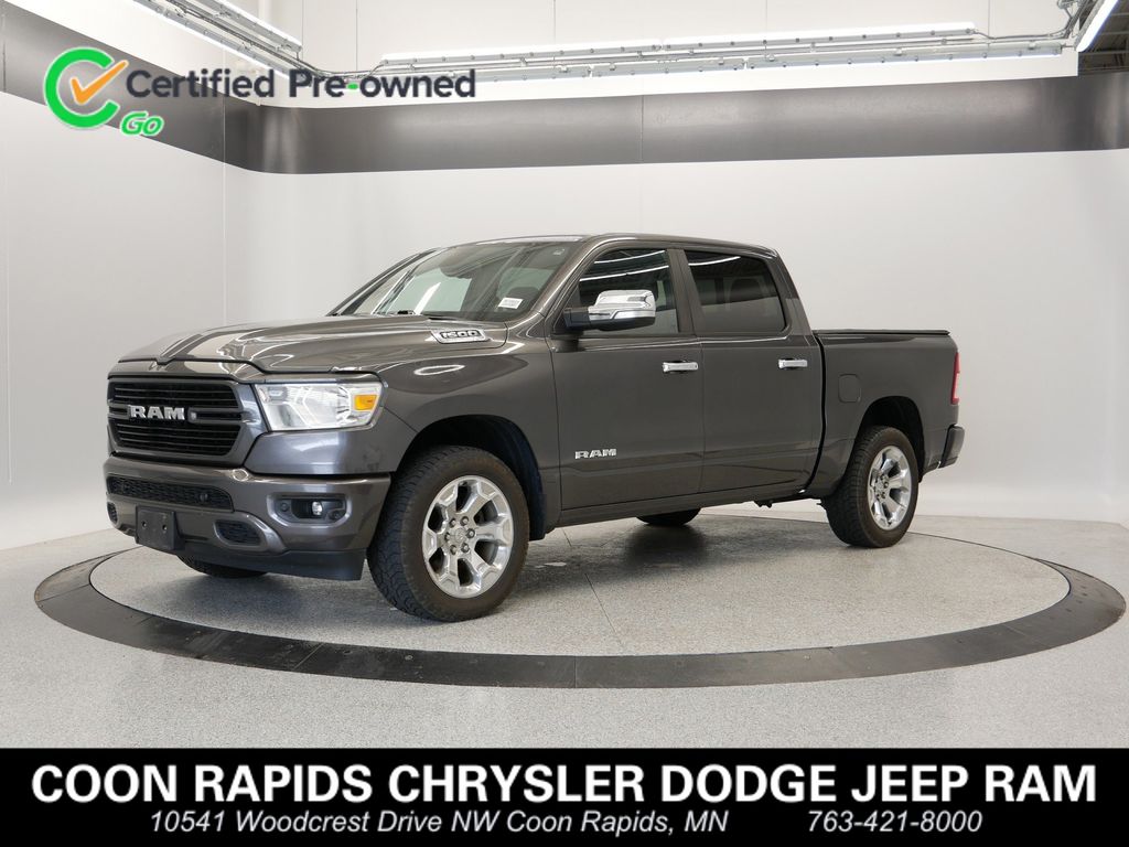 Used 2019 RAM Ram 1500 Pickup Big Horn/Lone Star with VIN 1C6SRFFT7KN608890 for sale in Coon Rapids, Minnesota
