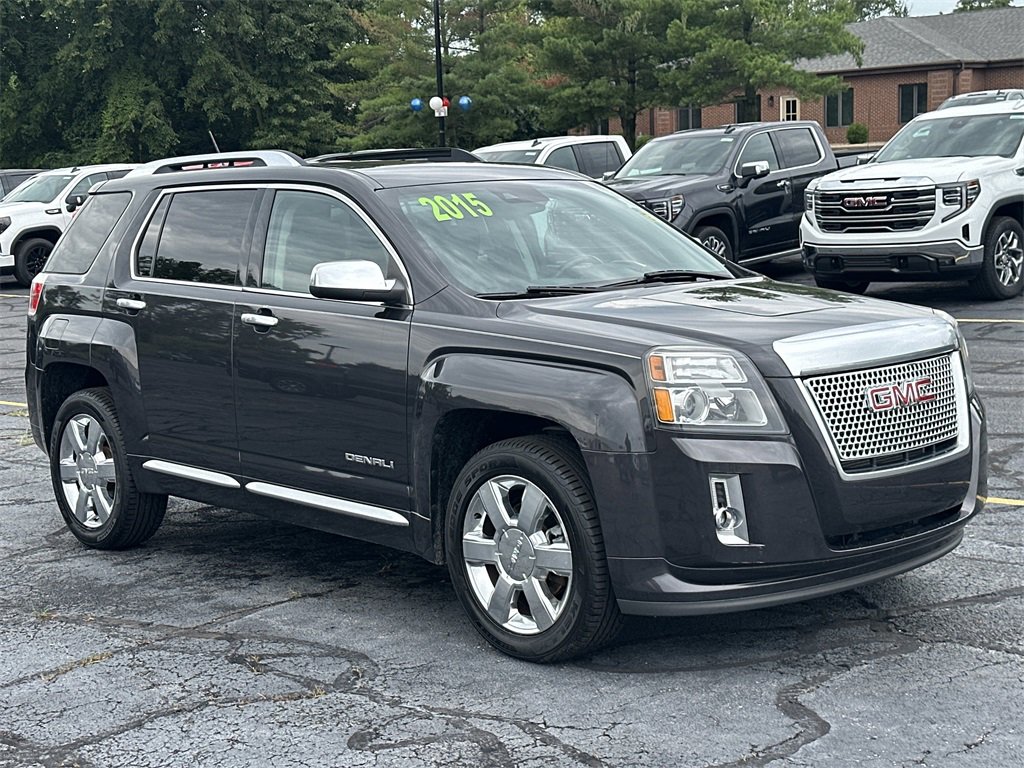 Certified 2015 GMC Terrain Denali with VIN 2GKFLZE35F6195428 for sale in Valparaiso, IN