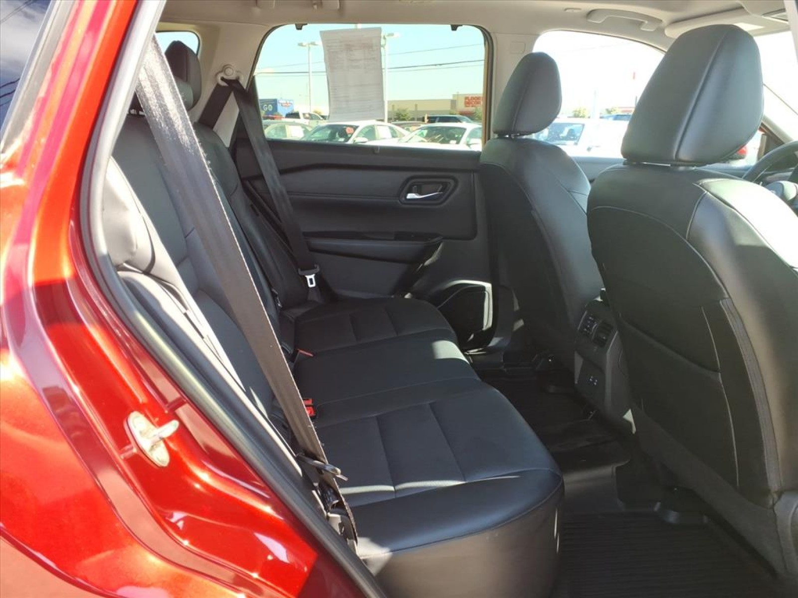 2024 Nissan Rogue SV Red at Robbins Nissan