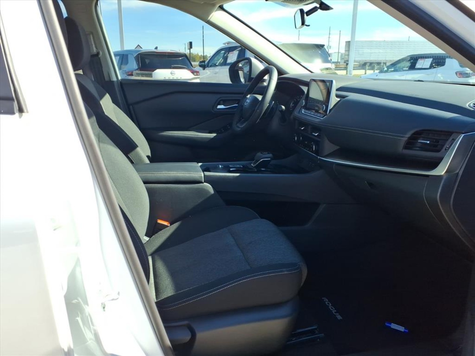 2025 Nissan Rogue SV White at Robbins Nissan