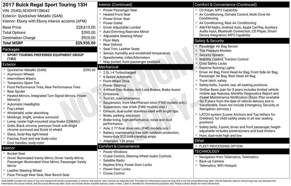 2017 Buick Regal Sport Touring's photo