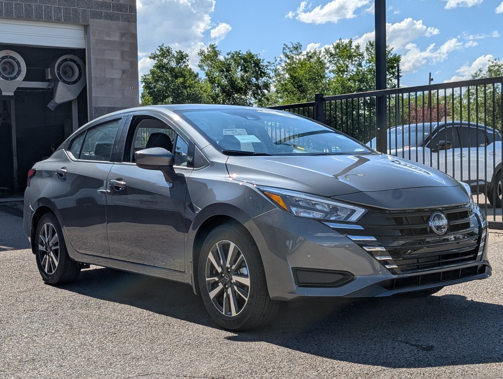 New 2025 Gun Metallic Nissan SV image 1