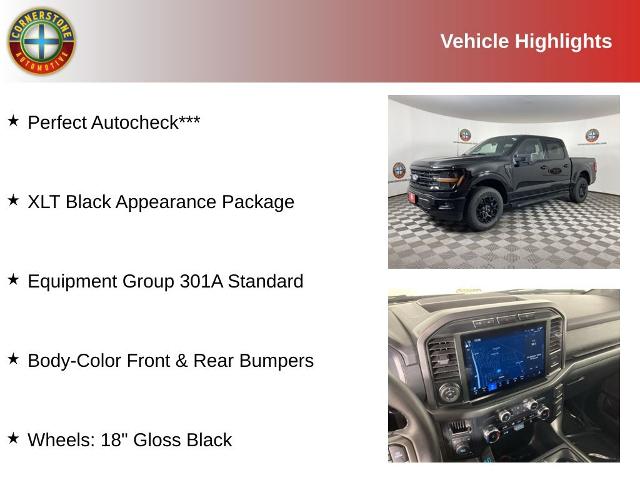 Used 2024 Ford F-150 XLT with VIN 1FTFW3L80RKD34946 for sale in Elk River, Minnesota