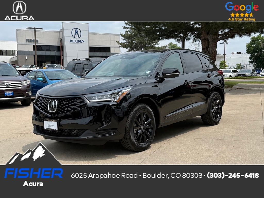 Certified Used 2025 Majestic Black Pearl Acura Base image 1