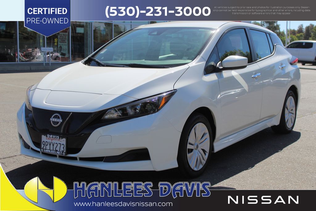 Certified 2025 Nissan Leaf S with VIN 1N4AZ1BV8SC563541 for sale in Davis, CA