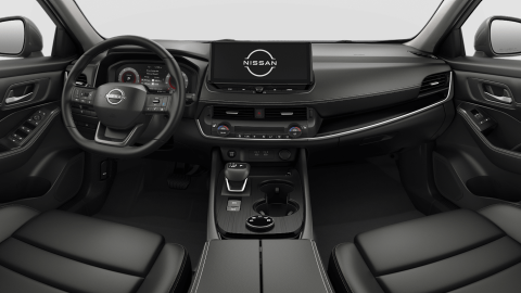 New 2025 Two-tone Everest White TriCoat / Super Black Nissan SL image 16