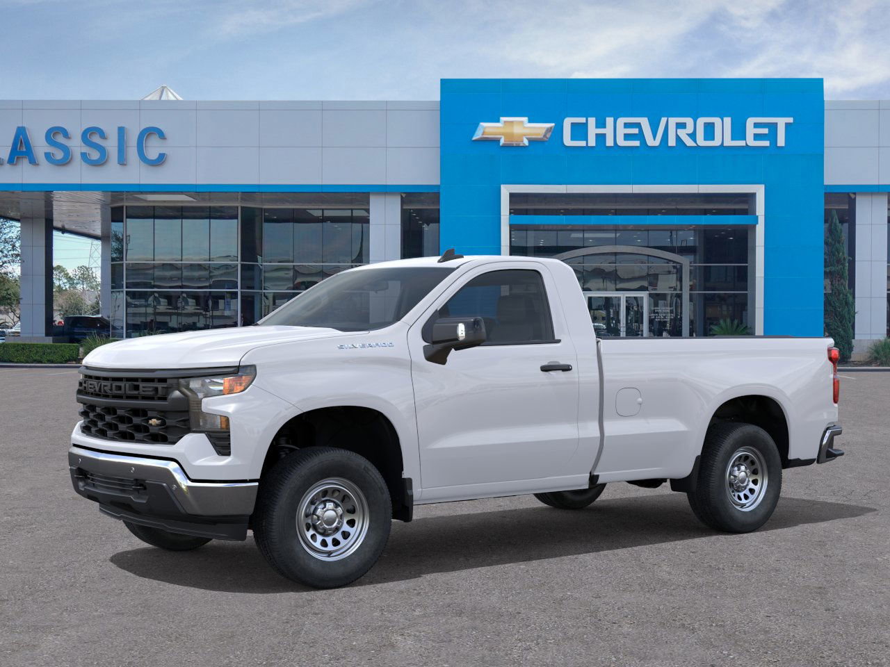 2026 Chevrolet Silverado 1500 WT White at Browns Ford of Amsterdam