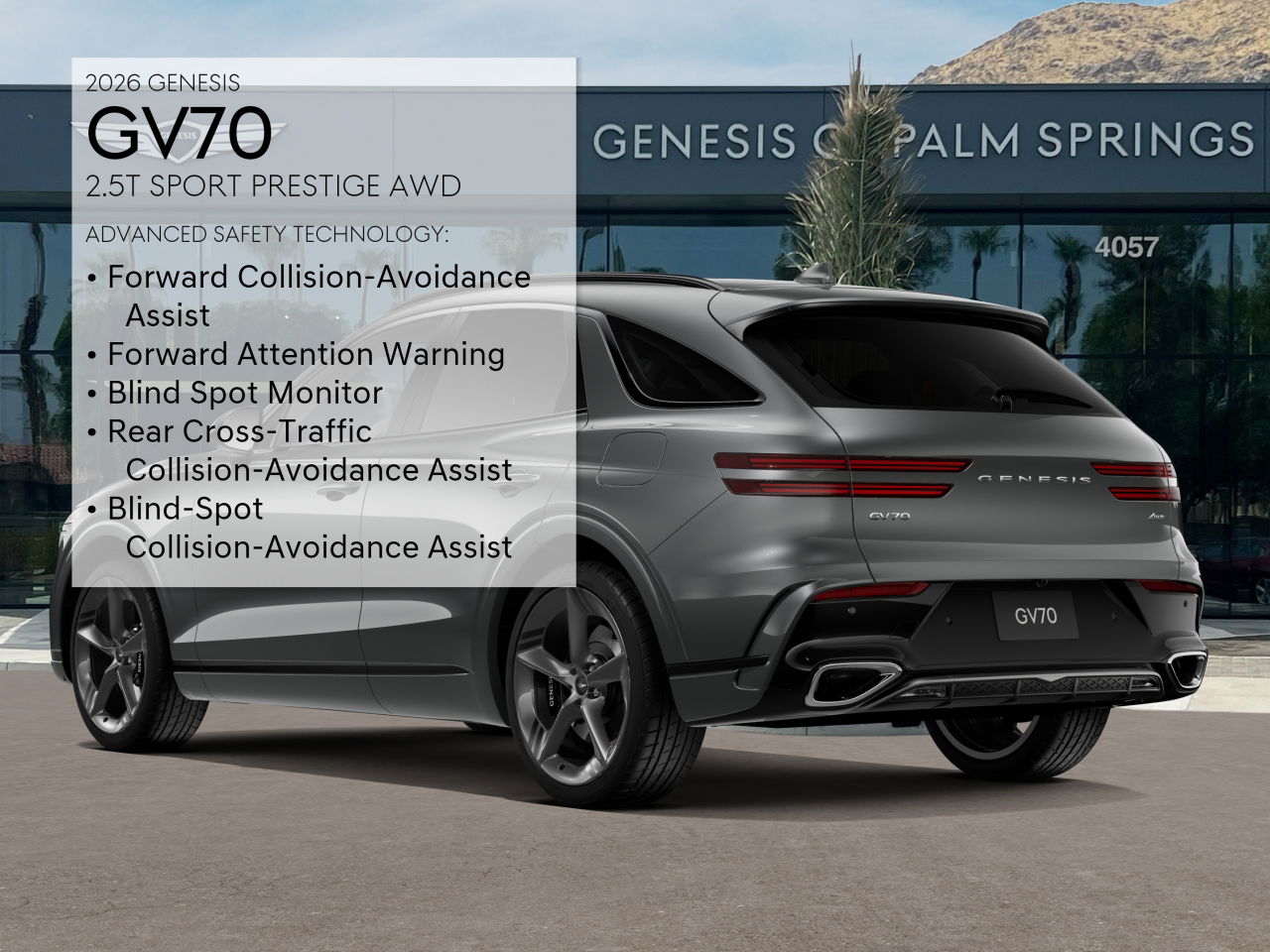 2026 Genesis GV70 2.5T Sport Prestige photo 5