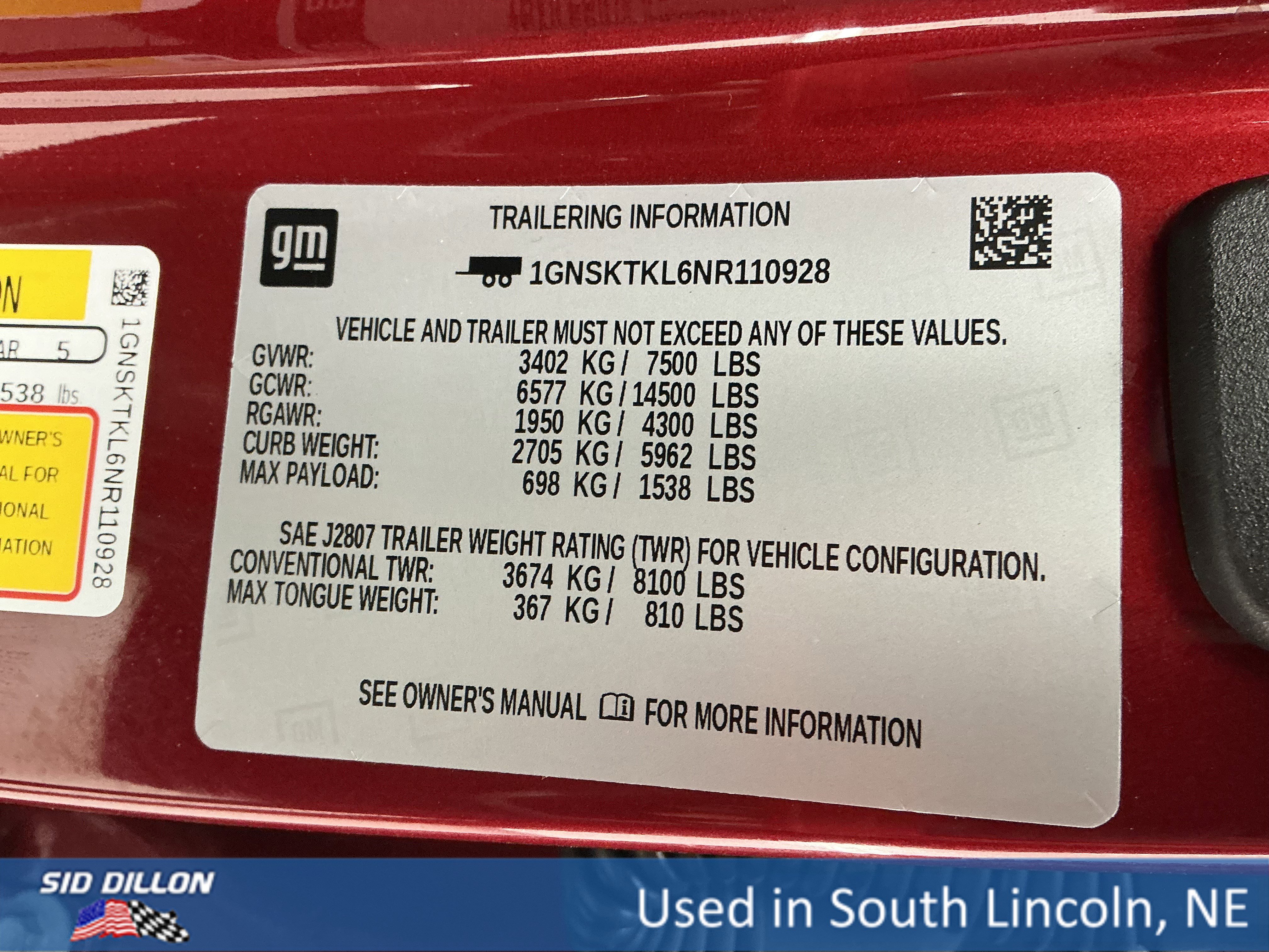 Used 2022 Cherry Red Tintcoat Chevrolet High Country image 15