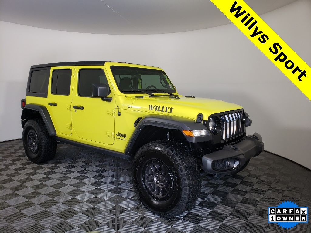 PreOwned 2023 Jeep Wrangler Willys 4D Sport Utility in Venice JR102A