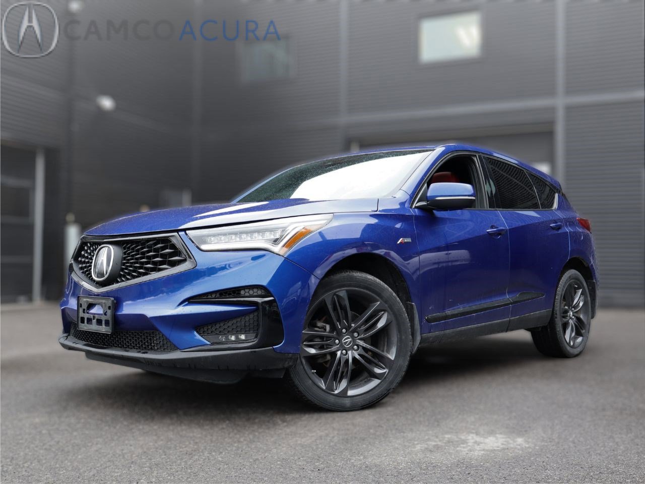 Used 2021 Apex Blue Pearl Acura A-Spec image 1