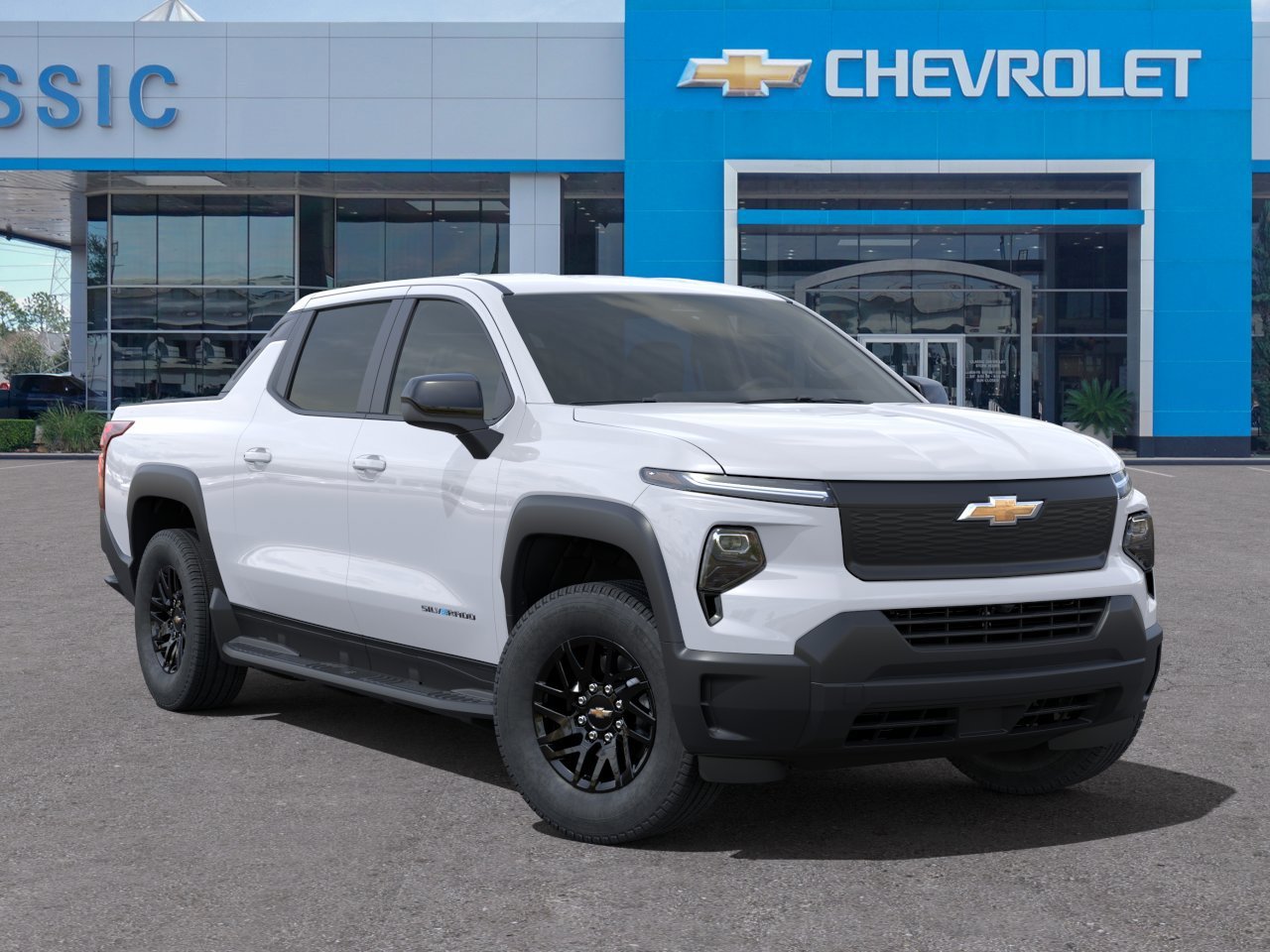 2024 Chevrolet Silverado EV Work Truck White at Classic Elite Chevrolet Hwy 6