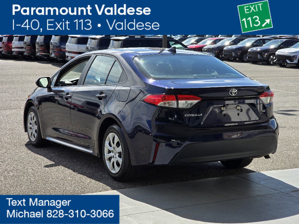 Used 2023 Toyota Corolla LE with VIN 5YFB4MDEXPP013624 for sale in Connelly Springs, NC