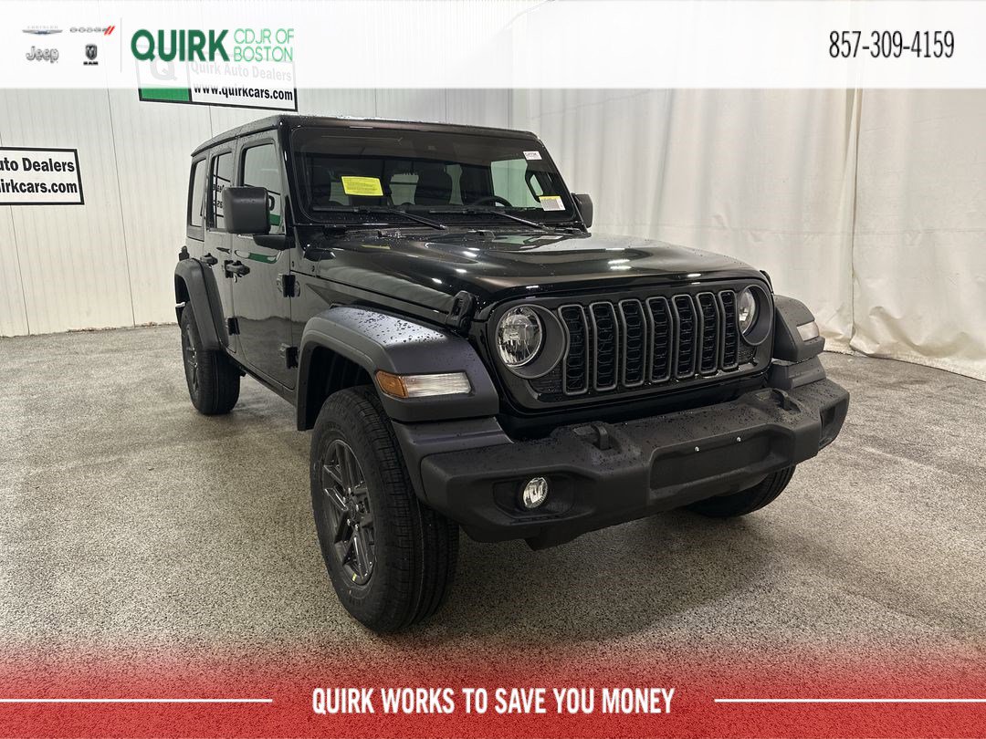 New 2025 Black Clearcoat Jeep Sport S image 1