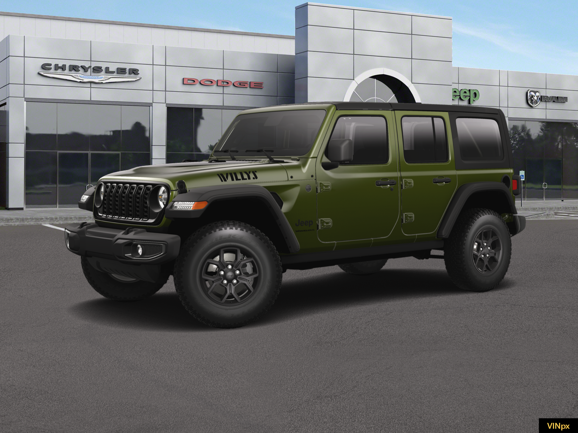 New 2024 Jeep Wrangler Willys Sport Utility in Costa Mesa 