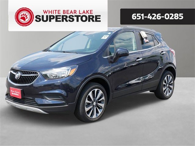 Used 2022 Dark Moon Blue Metallic Buick Preferred image 1