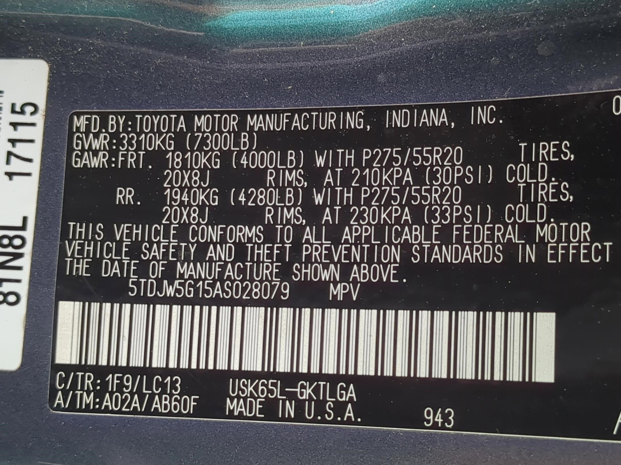2010 Toyota Sequoia photo 31