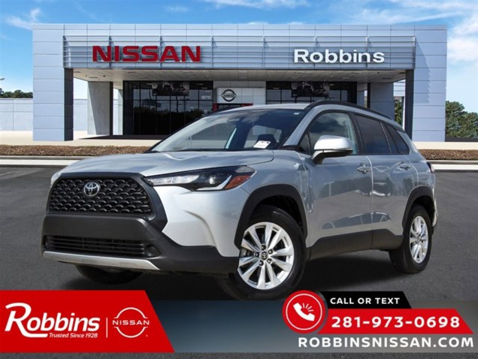 2024 Toyota Corolla Cross LE Silver at Robbins Nissan