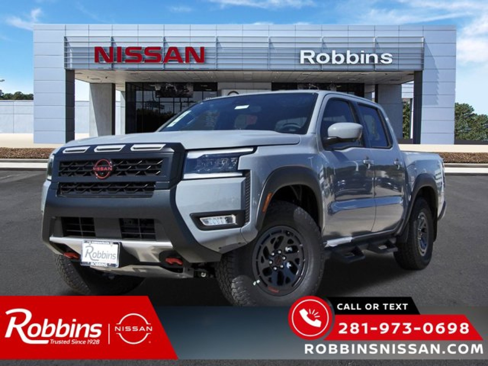 2026 Nissan Frontier Crew Cab PRO-4X® Gray at Robbins Nissan