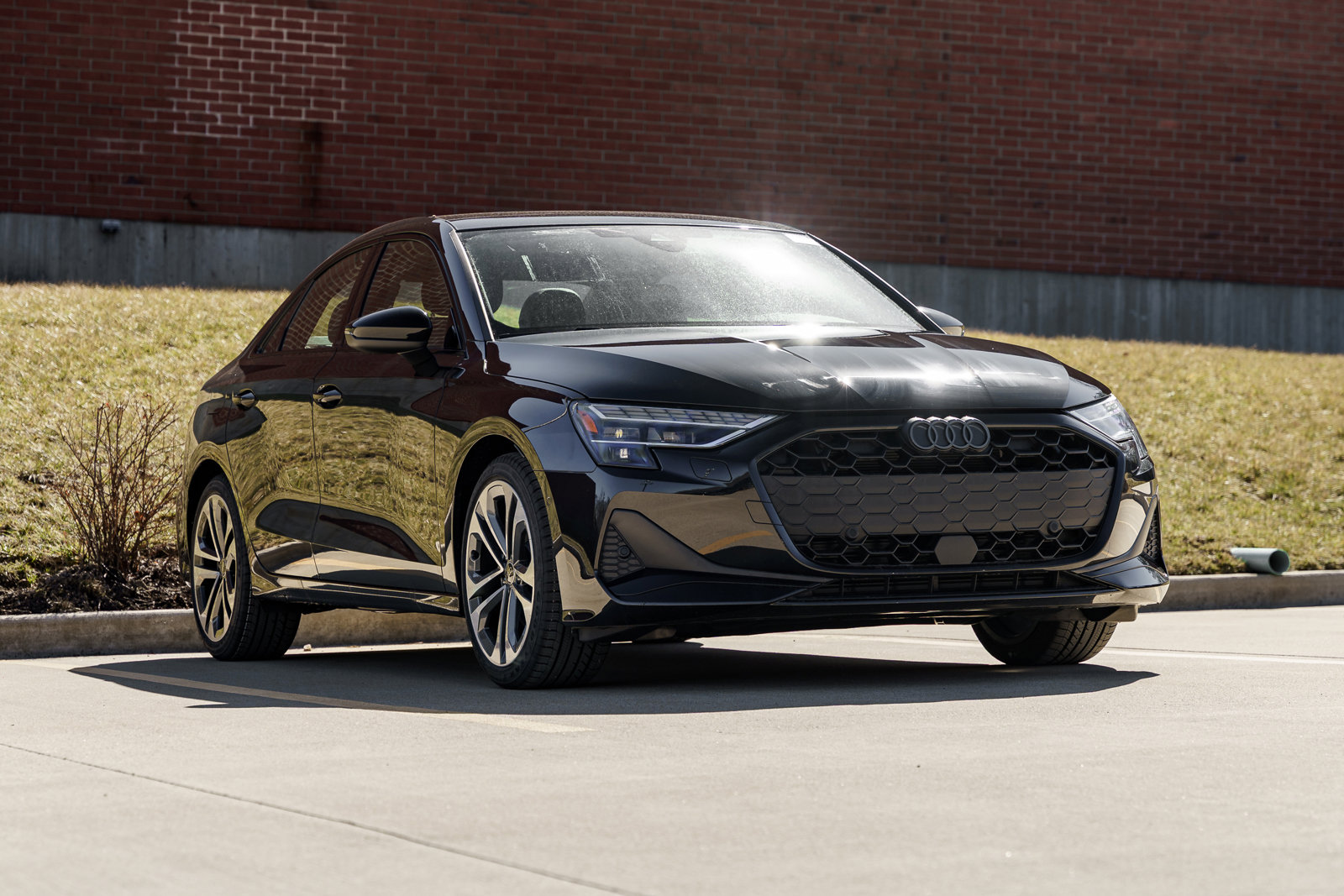 New 2025 Mythos Black Metallic Audi Premium Plus image 1