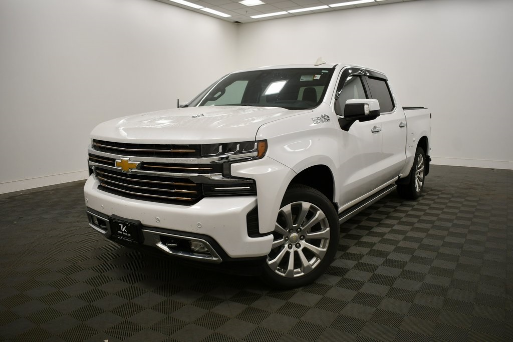 Used 2021 Chevrolet Silverado 1500 High Country with VIN 1GCUYHEL3MZ103345 for sale in Rochester, Minnesota