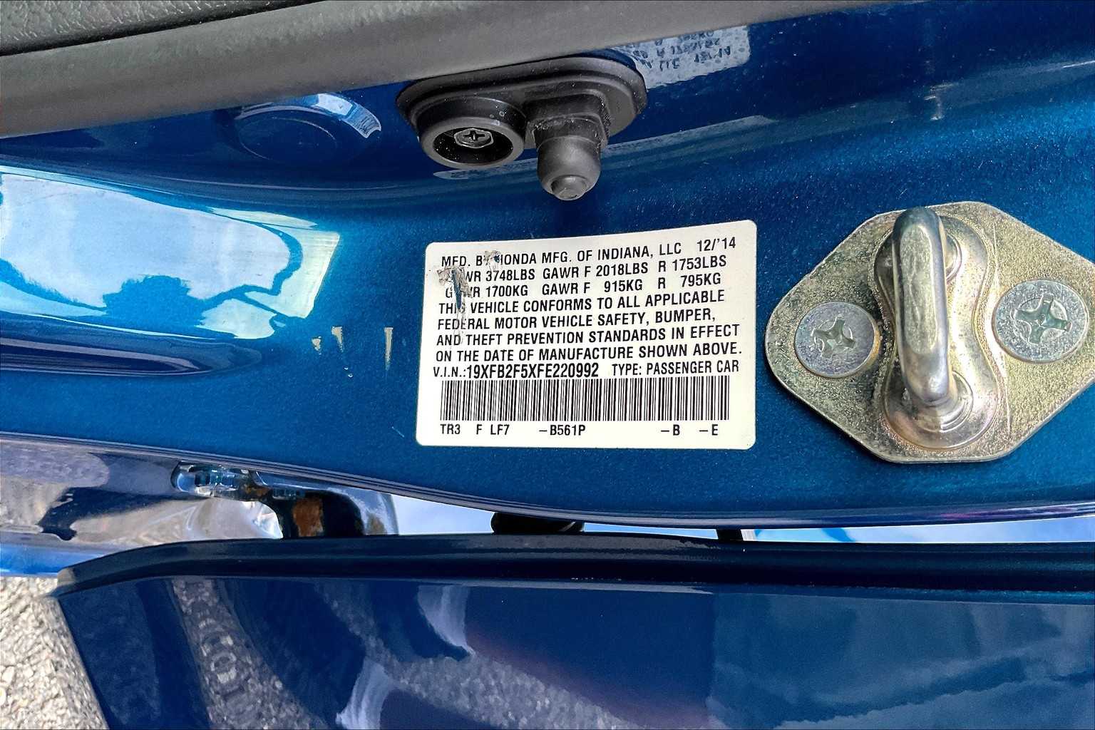 2015 Honda Civic LX photo 32