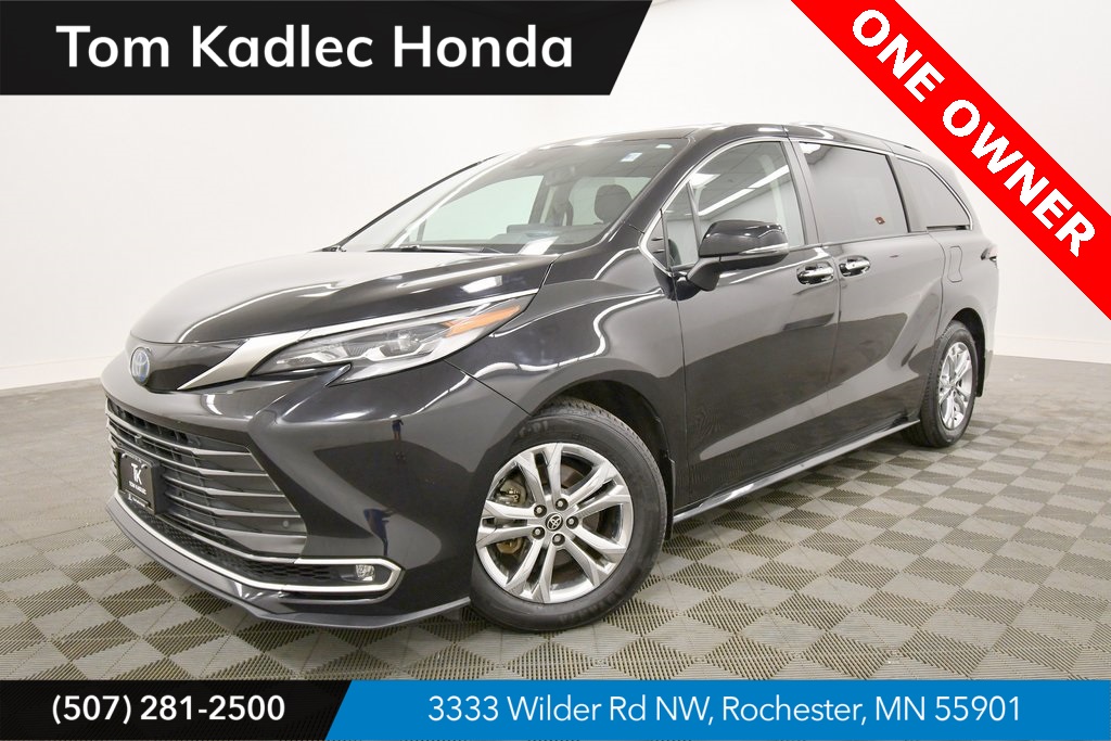 Used 2022 Midnight Black Metallic Toyota Platinum image 1