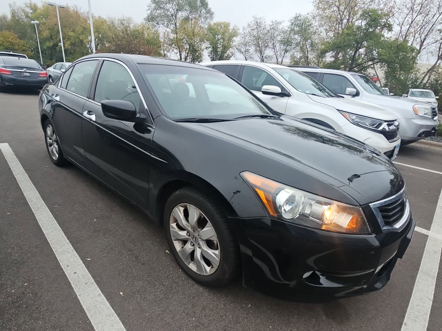 Used 2010 Honda Accord EX-L V6 with VIN 1HGCP3F81AA025543 for sale in Hopkins, MN