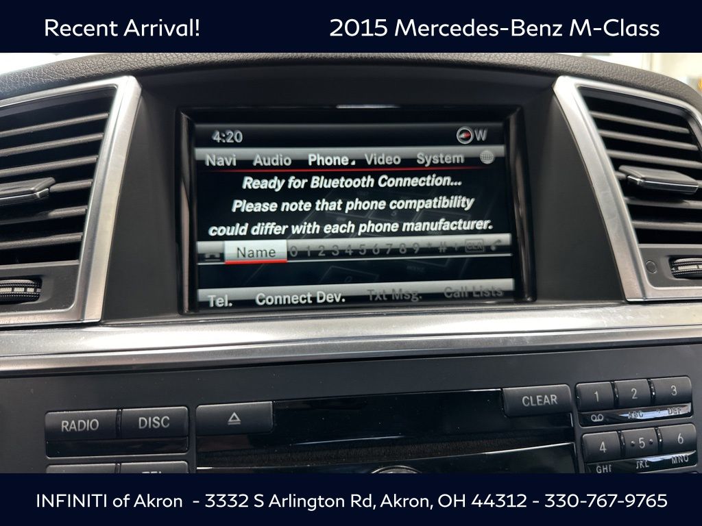 2015 Mercedes Benz ML 350 4MATIC photo 53