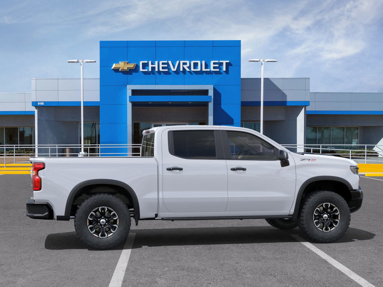 2025 Chevrolet Silverado 1500 ZR2 White at Classic Elite Chevrolet Hwy 6