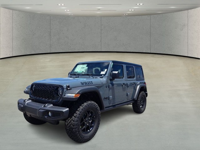 New 2025 Jeep Wrangler Willys Sport Utility in Harvey #D627073