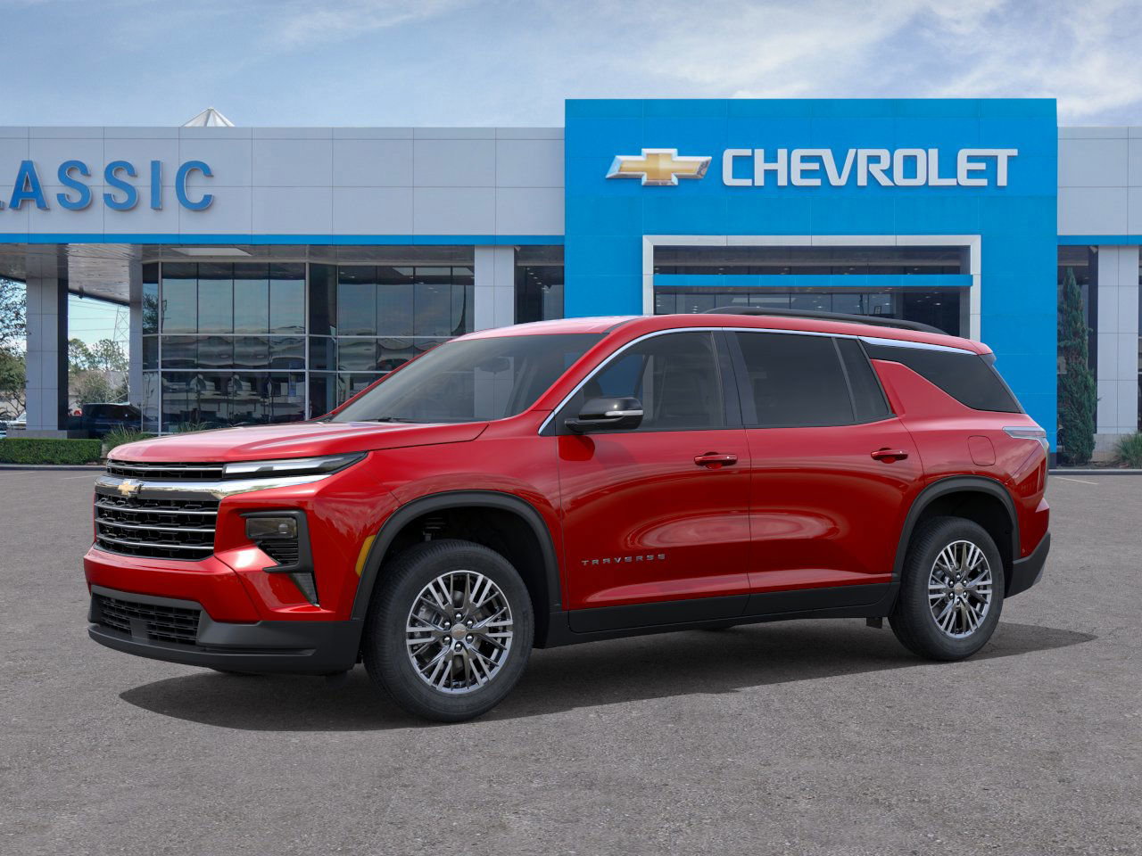 2026 Chevrolet Traverse LT Red at Classic Elite Chevrolet Hwy 6