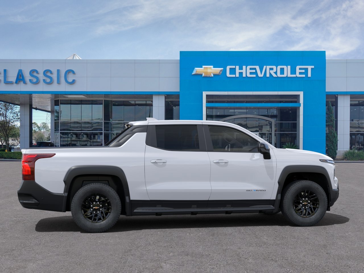 2024 Chevrolet Silverado EV Work Truck White at Classic Elite Chevrolet Hwy 6