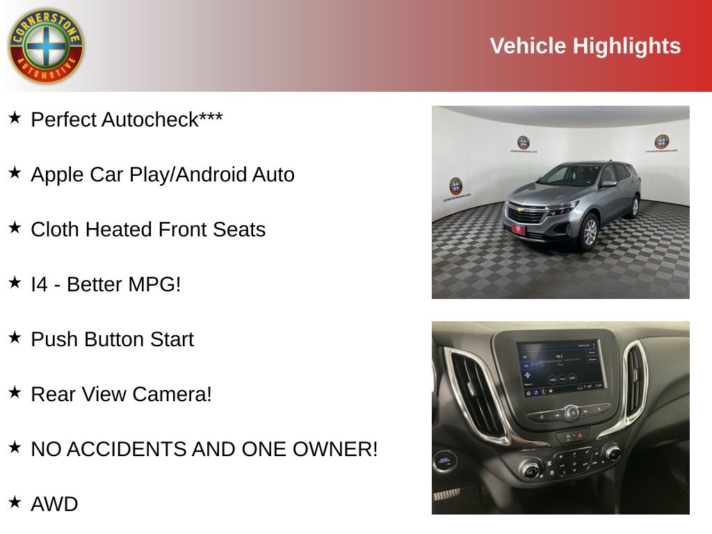 Used 2024 Chevrolet Equinox LT with VIN 3GNAXUEG6RL340340 for sale in Elk River, Minnesota