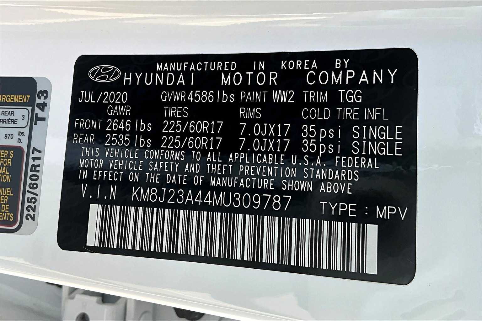 2021 Hyundai Tucson SE photo 66