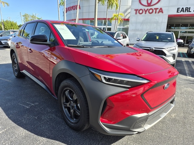 Used 2023 Subaru SOLTERRA Premium with VIN JTMABABA7PA027632 for sale in Lake Park, FL